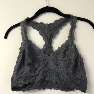 Felina Gray Lace Bralette